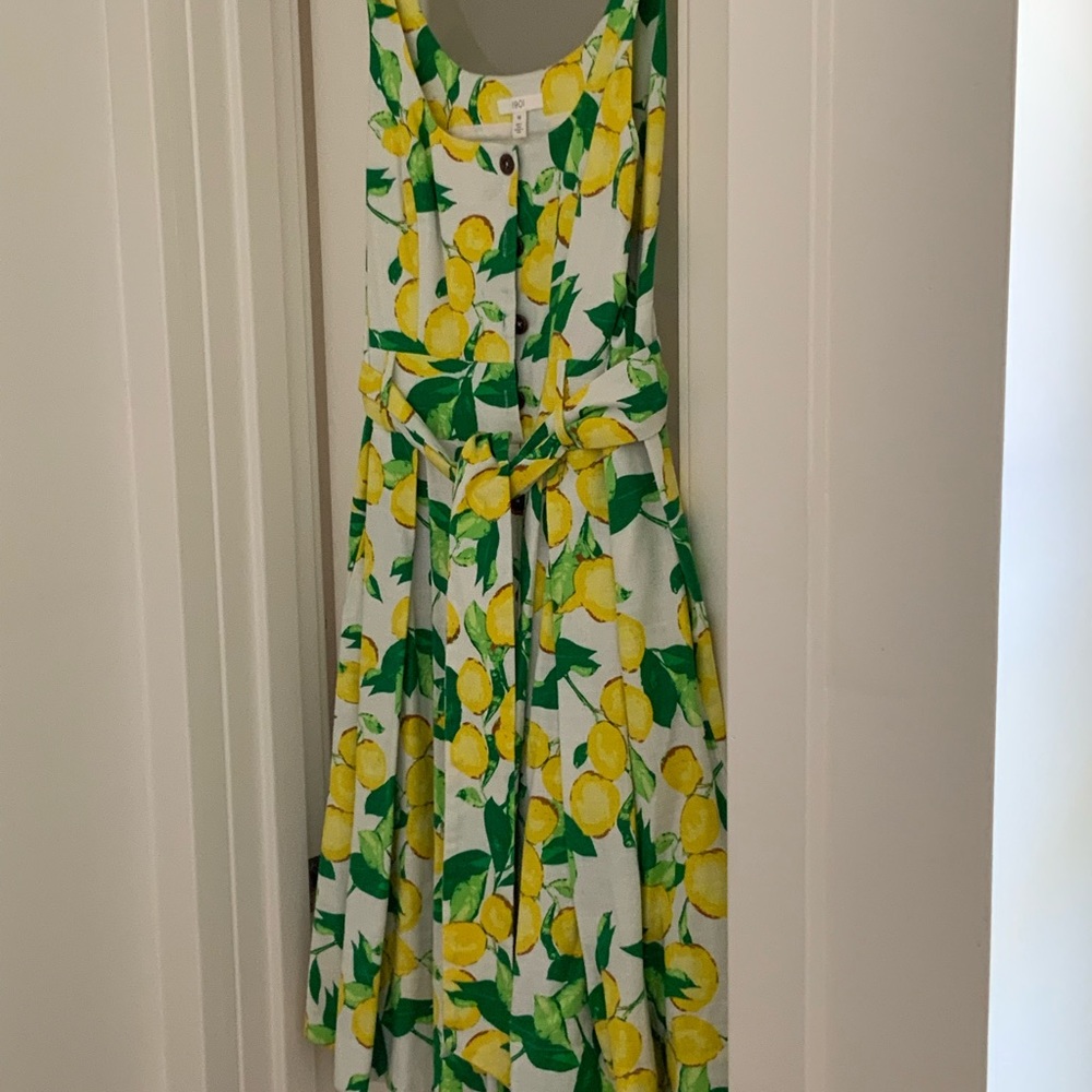 Lemon midi dress